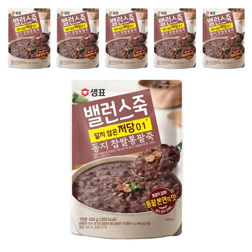 샘표 밸런스죽 동지 찹쌀통팥죽