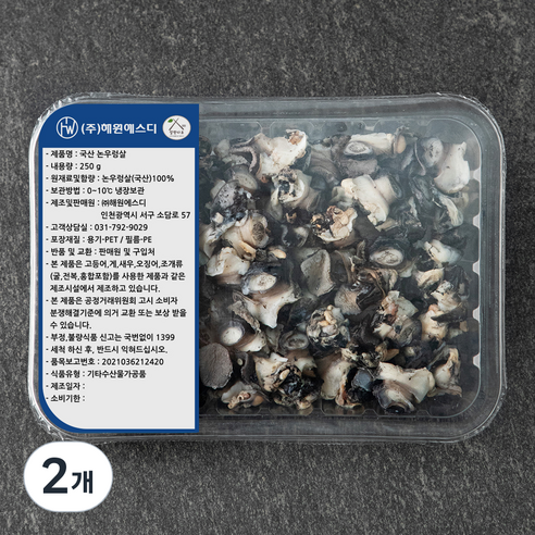 살맛나요 국산 논우렁살(냉장)