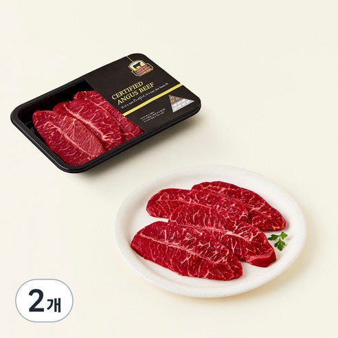[로켓프레시] CAB 인증 미국산 앵거스 부채살 구이용 300g (냉장)