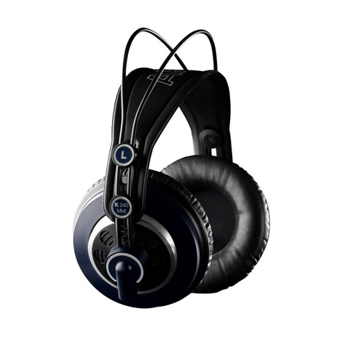AKG 프로페셔널 스튜디오 헤드폰, AKG K240 MKII, 혼합색상, 멀티단자