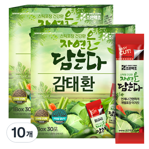 굿허브 자연을 담는다 감태환 스틱형, 90g, 10개