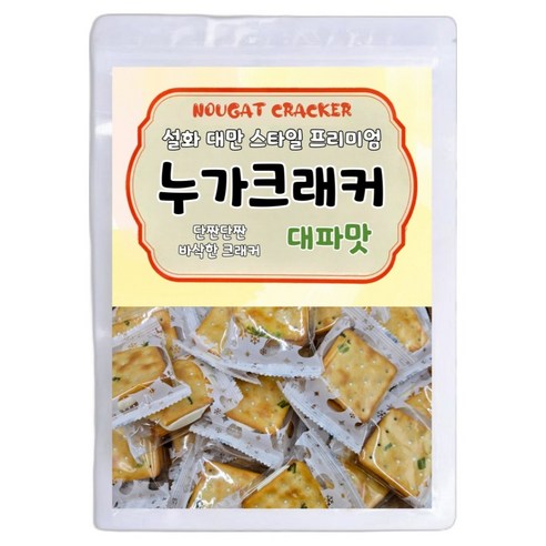 설화 대만 스타일 프리미엄 누가크래커 대파맛, 300g, 1개