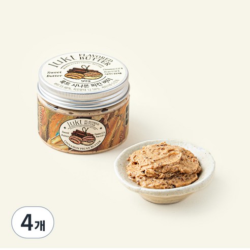 [로켓프레시] 룩트 시나몬피칸 버터, 90g, 4개