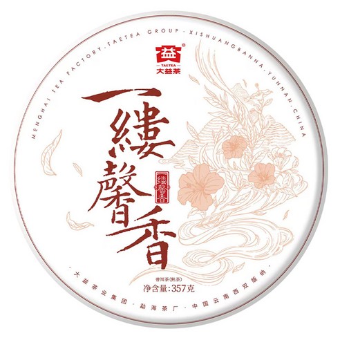 대익차 보이차 일루형향, 357g, 1개, 1개입