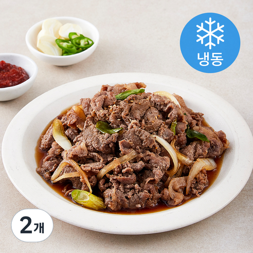 [로켓프레시] 갈비아저씨 돼지불고기 607 (냉동), 600g, 2개
