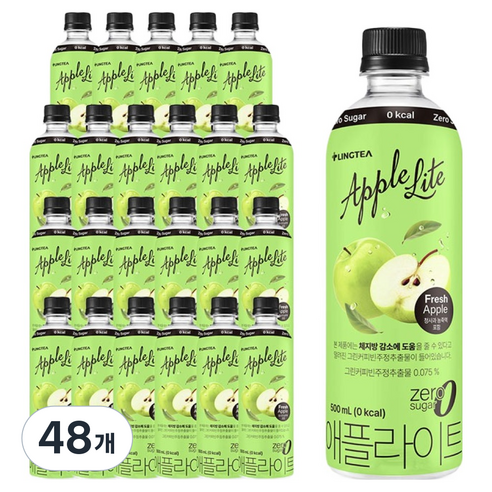링티 애플라이트, 48개, 500ml