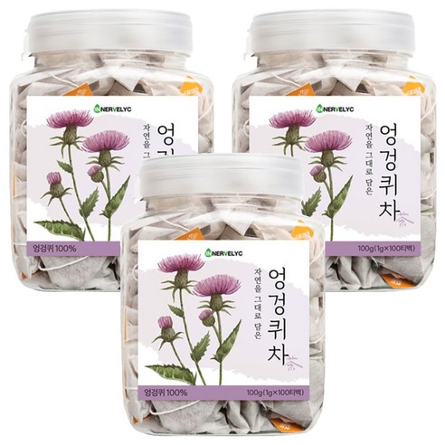 이너블릭 엉겅퀴차, 1g, 100개입, 3개