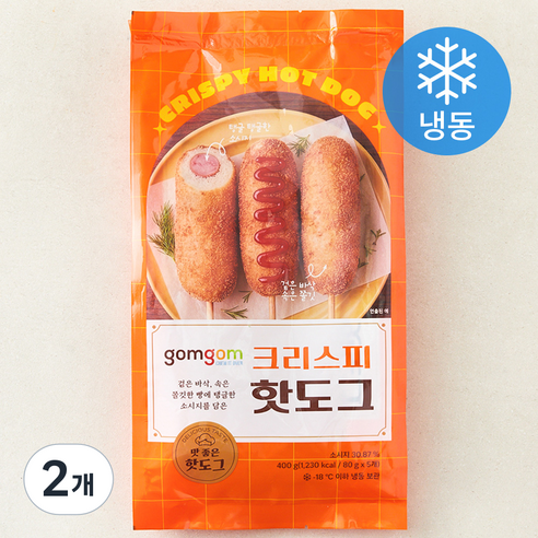 [로켓프레시] 곰곰 크리스피 핫도그 (냉동)