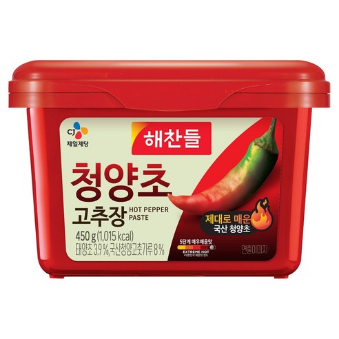 해찬들 청양초 고추장, 1개, 450g