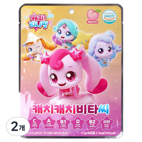 리더스인팜 캐치티니핑 캐치캐치비타씨 40p, 44g, 2개
