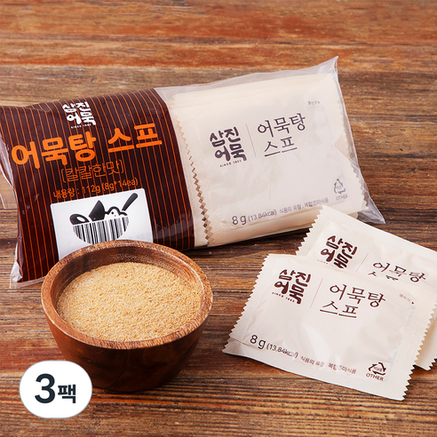 [로켓프레시] 삼진어묵 어묵탕 스프 칼칼한맛 14입, 112g, 3팩