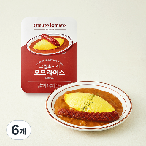 [로켓프레시] 오므토토마토 그릴소시지 오므라이스