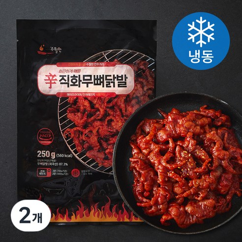 [로켓프레시] 수월한 직화 무뼈닭발 (냉동)