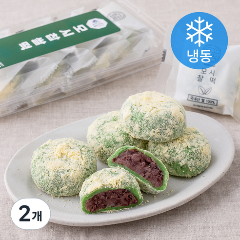 [로켓프레시] 청사초롱 모시 찹쌀떡 (냉동), 60g, 5개입, 2개