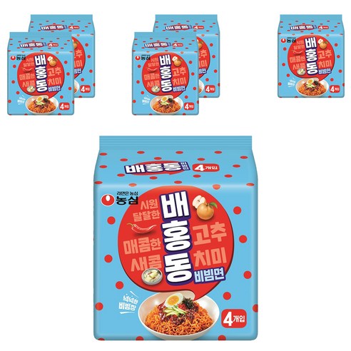 배홍동 비빔면 137g, 24개