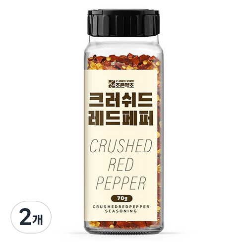조은약초 크러쉬드 레드페퍼, 70g, 2개