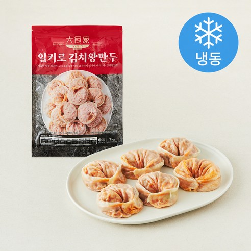 [로켓프레시] 대식가 일키로 김치왕만두 (냉동)