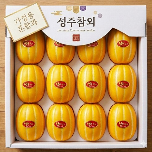 [산지직송] 당일수확 경북성주 꿀참외 가정용 혼합과, 1박스, 5kg