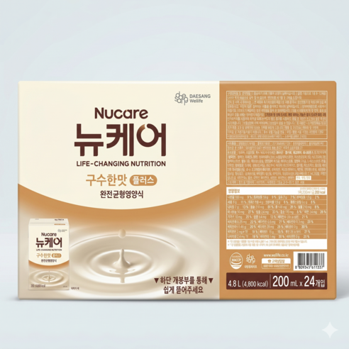 뉴케어 구수한맛 플러스 200ml, 200ml, 24개
