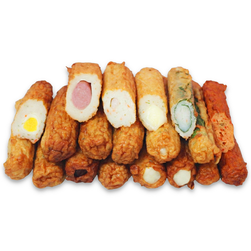 [산아푸드] 어육 80% 명품 수제 어묵바 500g x 2팩 8가지 맛 휴게소 핫바 아이간식 술안주 캠핑간식