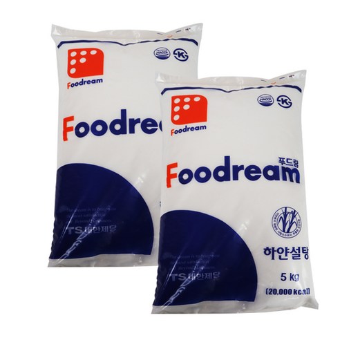 대한제당 푸드림 하얀설탕5kg 2개, 5kg, 2개