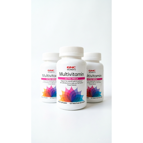 GNC 여성 울트라 메가 종합비타민 / GNC Women's Ultra Mega Multivitamin 120 Tablets Timed-Release