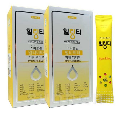 닥터스원 힐링티 스파클링 멀티비타 파워 액티브 ZERO SUGAR 10p
