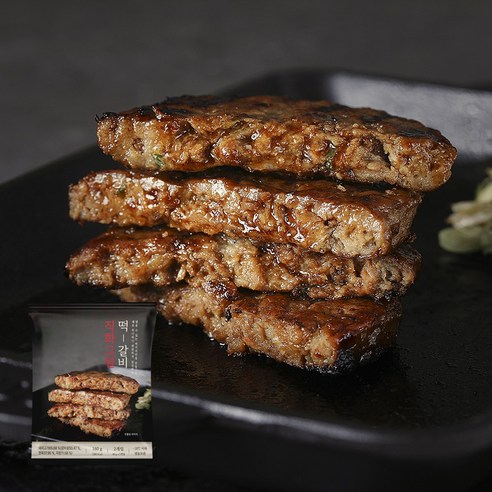 직화그릴 떡갈비 1팩(2장), 5개, 160g