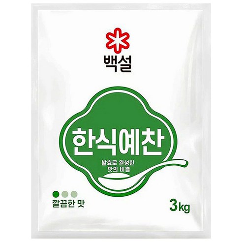 한식예찬 ( 백설 3kg ) X 4개  [업소용]