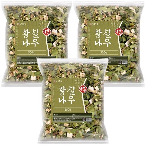 건강중심 국산 말린 황칠나무 잎 가지