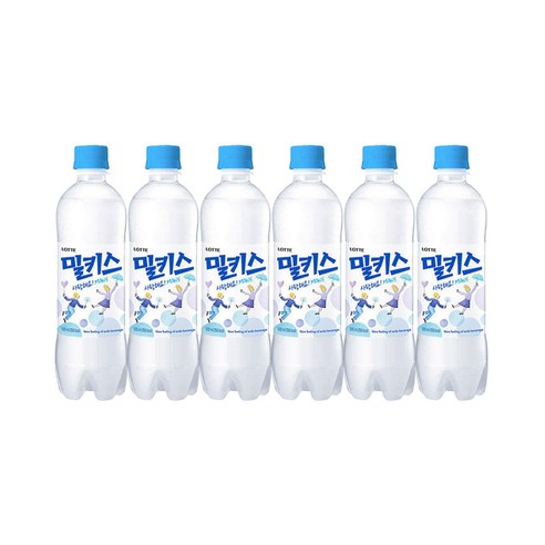 밀키스 500ml 6개 탄산음료, 500ml, 6개