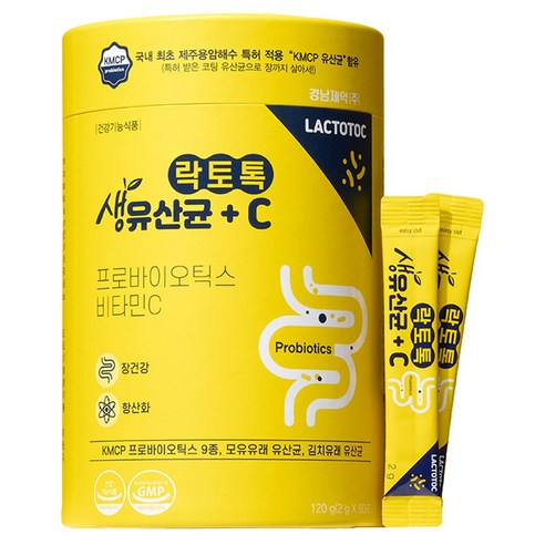 락토톡 생유산균 비타민C 60포