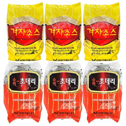 연합 식초(200개) 겨자(200개) 냉면 막국수 배달용 세트