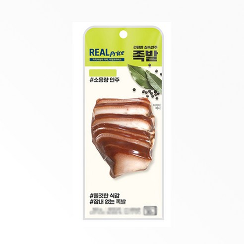 리얼프라이스 슬라이스 족발 100g x 10개, 10개, 100g