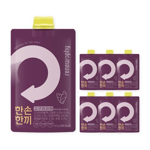 한손한끼 단백질 쉐이크 파우치 프로틴 식사대용