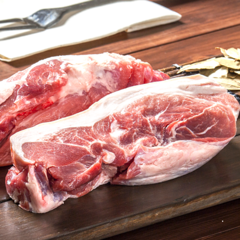 (내일도착) 미트컷 한돈 돼지 앞다리살 2kg,냉장, 보쌈&수육용 가성비 대용량 슬라이스, 1kg, 2개