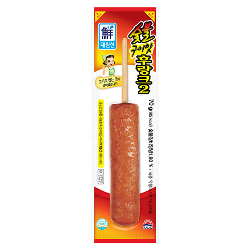 대림선 숯불구이맛후랑크 70g x 10개