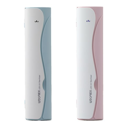 유토렉스 블라썸 UV-C 휴대용 칫솔살균기 UTC-32, 아쿠아블루