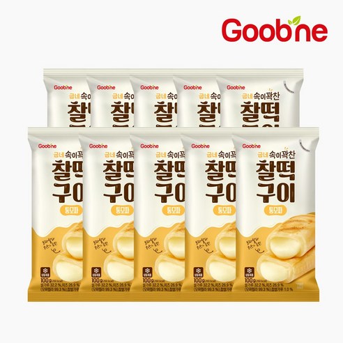 굽네 속이꽉찬 찰떡구이 통모짜, 100g, 13개