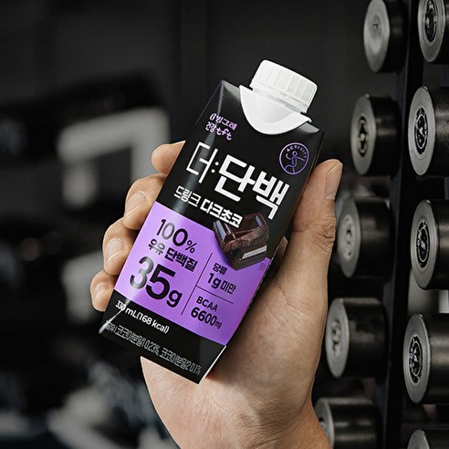 빙그레 [T]빙그레 더단백 드링크 다크초코, 330ml