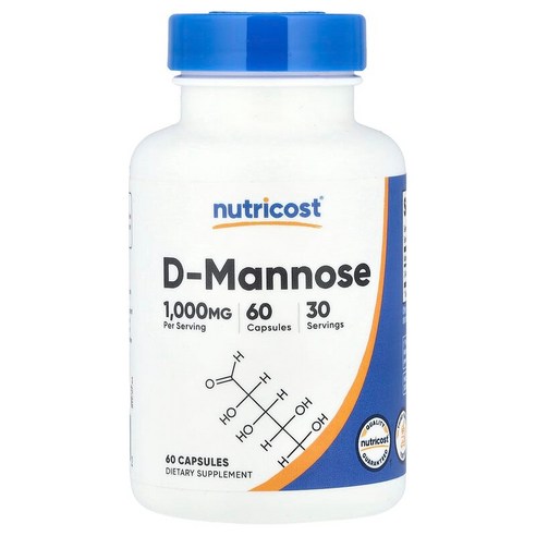 Nutricost d-만노스 캡슐 60정(캡슐 1정당 500mg) NCS-57413