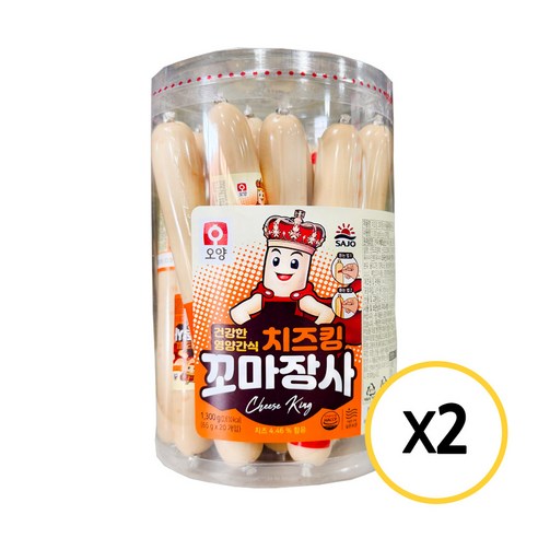 사조오양 치즈킹 꼬마장사 소시지