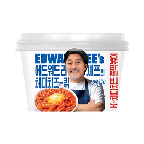 에드워드리 K-체다치즈쫄떡볶이 288g x 4개