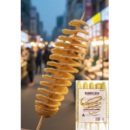[523] 토네이도 회오리 감자 750g, 1개, 750g