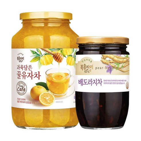 복음자리 유자차 1kg *배도라지차 470g