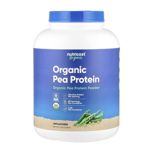 뉴트리코스트 완두콩 단백질 분말 파우더 무맛 Pea Protein powder 2268g