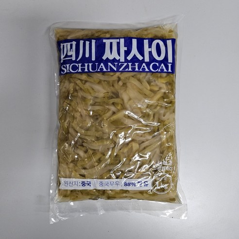 용차 짜사이 1kg 무절임 짜싸이 중식밑반찬