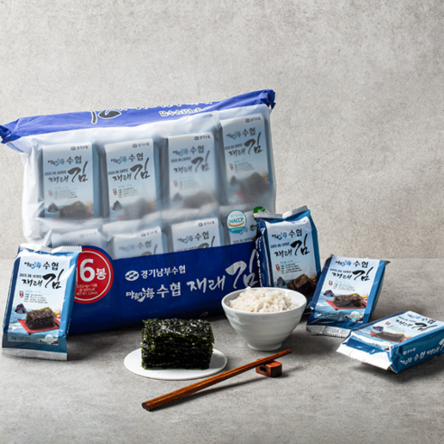 경기수협 조미 재래 도시락김 16봉 32봉 마음다해김