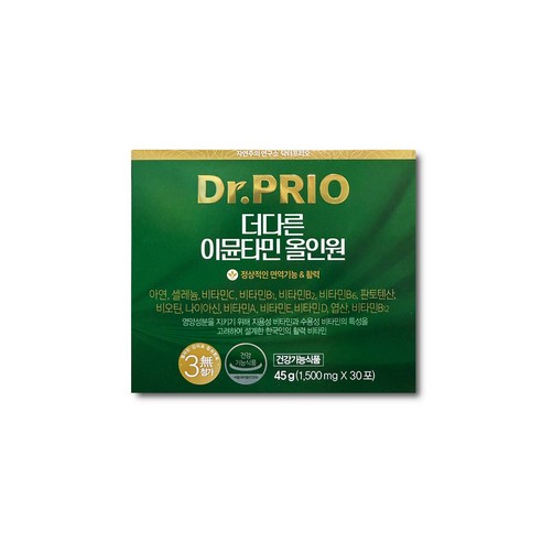 닥터프리오 더다른 이뮨타민 올인원 30p
