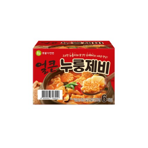 이가자연면 얼큰 누룽제비 수제비